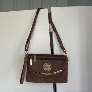 Michael Kors Chocolate Brown Crossbody Bag